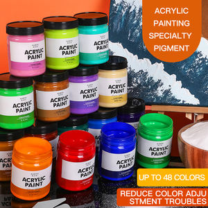 Les étudiants en art préfèrent la personnalisation privée et la vente en <span class=keywords><strong>gros</strong></span> de pigments de <span class=keywords><strong>peinture</strong></span> <span class=keywords><strong>acrylique</strong></span> de 48 couleurs, individuels, 500 ml, grande capacité - Product Image 3