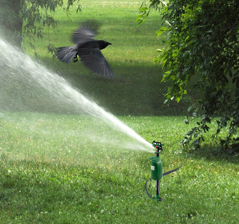 Zonne-Energie Dier Schrik Afstotende Beweging Geactiveerde Sprinkler Water Vogel Repeller Dier Afschrikwekkende Sprinkler