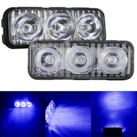 Arpón pequeño de alta potencia, 3 cuentas, luz LED de circulación diurna, foco de señal de giro brillante para coches y motocicletas, luz de trabajo