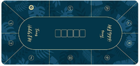 Tapis de Mahjong pliable personnalisé imprimé en couleur, style campagnard américain minimaliste, antidérapant, facile d'entretien, pour table de Texas