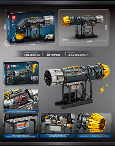 ชุดตัวต่อเครื่องยนต์ Pratt&Whitney F135-PW-900 Turbofan รุ่น <span class=keywords><strong>F35B</strong></span> ของขวัญคริสต์มาสสุดสร้างสรรค์ ของเล่นเครื่องยนต์เพื่อความบันเทิง - Product Image 3