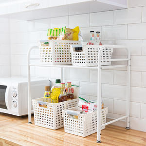 Panier de rangement en plastique pour enfants, fournitures diverses, petit panier organisateur, vente en gros avec poignée pour la maison, directement de l'usine - Product Image 3