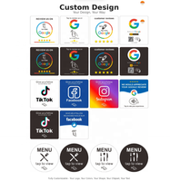 Carte NFC personnalisée pour avis Google, carte en acrylique à toucher pour évaluer, OEM ODM, faible MOQ, personnalisation rapide, 3-7 jours en stock, prête à être expédiée