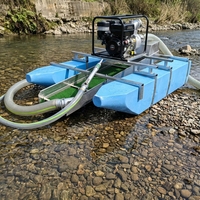 Vente directe usine – Petite drague à or de 4 pouces, alimentée par moteur à essence, pour la dragage de sable et la séparation des minéraux (pour la prospection aurifère)