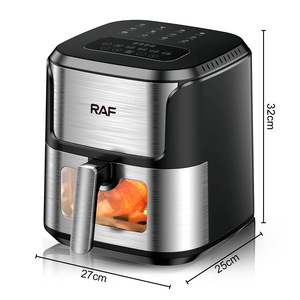หม้อทอดไร้น้ำมันขนาดใหญ่ 5 ลิตร พร้อมหน้าต่างมองเห็นได้ - Product Image 4
