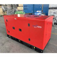 Groupe électrogène refroidi à l'eau insonorisé fait sur commande 15 KVA 15KVA 12KW générateur diesel silencieux de 12 kilowatts pour la région éloignée