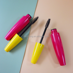 Wholesale Pink and Yellow <b>Plastic</b> Mascara <b>Tube</b> with Screw Cap Injection Color 18ml Cosmetic Container Empty Eyelash <b>Tube</b> - Product Image 4
