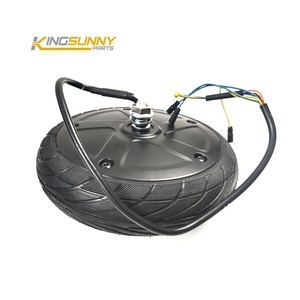 Moteur 350W et assemblage de pneus en caoutchouc solide Accessoires de scooter <span class=keywords><strong>électrique</strong></span> pour Nine Bot ES1 ES2 ES4 Kickscooters Pièces de rechange - Product Image 3