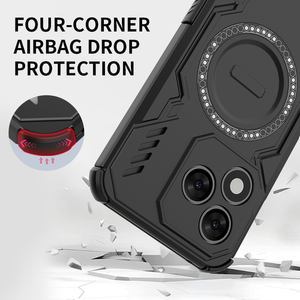 Funda de Teléfono 2 en 1 de TPU+PC de Lujo con Disipación de Calor y Resistente a Golpes, Diseño Elegante, Carga Inalámbrica, Cubierta Trasera para Honor 400 Lite - Product Image 4