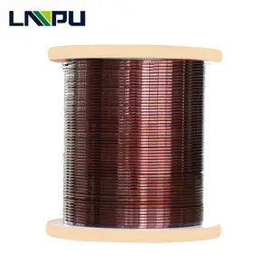 Copper Electrical Wire IEC Stranded Enameled Rectangular Copper Wire Manufacturers Electrical Cables And Wires Guitar Pickup Wire