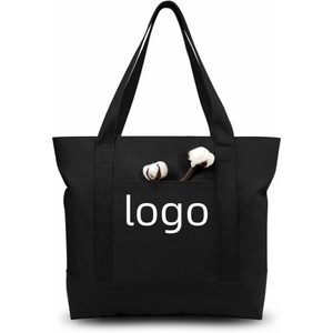 Sac fourre-tout en toile de coton robuste, grand format, écologique, durable, réutilisable, pour les courses - Product Image 5
