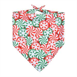وشاح للحيوانات الأليفة مصنوع من البوليستر بتصميم مخصص بالجملة، باندانا للكلاب فارغة مخصصة لعيد الميلاد، إكسسوارات للحيوانات الأليفة، طوق مثلث للكلاب - Product Image 6