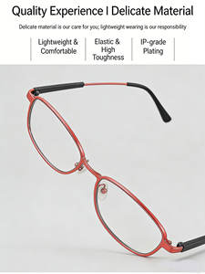 Gọng kính Titan Acetate dành cho nam <span class=keywords><strong>2026</strong></span>, thương hiệu mới, thiết kế tròn, kính mắt nữ, gọng kính thuốc theo toa, hàng có sẵn - Product Image 2