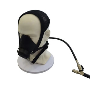 Maschera di Soccorso per Apparecchio Respiratorio Ayon, Mezza Maschera Collegata a EEBD/SCBA, Assistenza Respiratoria con Aria Pura, Rete per la Testa in Cotone Ignifugo - Product Image 4