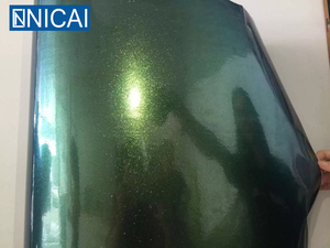 ฟิล์มไวนิลเปลี่ยนสีรถยนต์ PVC แบบเปลี่ยนสีได้สดใส ปกป้องและตกแต่งในหนึ่งเดียว ฟิล์มไวนิลเปลี่ยนสีแบบกลิตเตอร์ขายดีที่สุดในตลาดโลก - Product Image 4