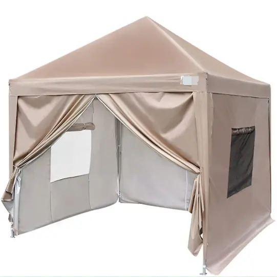 Tenda per feste per eventi fieristici Gazebo pieghevole con baldacchino Pop-up portatile 3 x3m