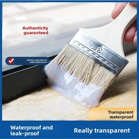 Peinture de revêtement transparente, imperméable et écologique à base d'acide acrylique, adhésif puissant, pour béton, toits, murs, carrelage et salles de bain