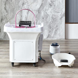 Sandalyeler saç Spa yatak kase fiyat ve masajlı saç yıkama koltuğu ile su sirkülasyonu elektrikli yıkama masajlı saç yıkama koltuğu - Product Image 5
