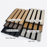 Panneau mural acoustique en bois MDF de qualité supérieure à lattes, insonorisant, ignifuge, à NRC élevé, pour bureau, studio, salon