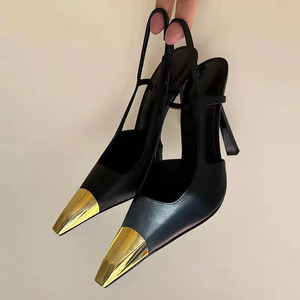 Sandalias de Tacón Alto con Correa en el Tobillo y Punta Cuadrada para Mujeres Maduras 2025 - Tendencia de Moda con Tacón Ultra Alto para Primavera - Product Image 6