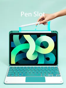Popular Wireless <strong>Keyboard</strong> <strong>Case</strong> for Ipad <strong>Pro</strong> 13 12.9 <strong>Pro</strong> 10.5/Air 4 With Pencil Holder Stand Magic Smart Touchpad <strong>Keyboard</strong> Cover - Product Image 4
