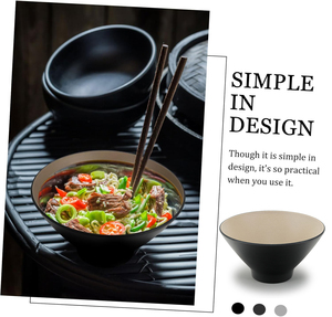 Cuencos de fideos de melamina con logotipo personalizado Tazón de ramen de doble color para restaurante - Product Image 3