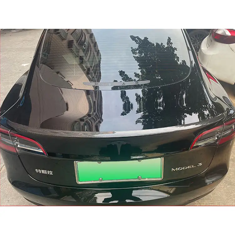 Alerón de coche de suministro de fábrica, alerón trasero de coche, proveedores de alerón delantero universal para coches para Tesla Model 3/Y
