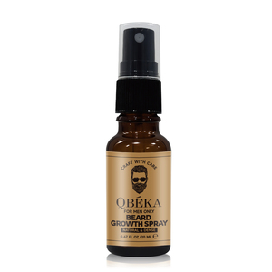 QBEKA Spray de croissance de <span class=keywords><strong>barbe</strong></span> organique à action rapide pour hommes, hydratant, stimulant la croissance des poils du visage, épaississant et fortifiant les barbes clairsemées - Product Image 1