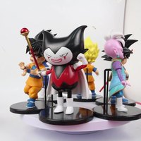 Figuras de Dragon Son Goku Vegeta de DBZ japonés, figura de PVC de plástico, modelo de muñeca, 16CM, 6 unidades/juego