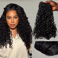 Extensiones de Cabello Humano Virgen Vietnamita 100% Natural, Doble Trama, Rizado Pixie, Sin Procesar, Proveedor de Cabello Crudo