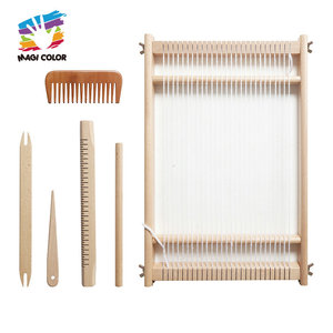 Magicolor Innovative Traditional Chinese Wooden <strong>Weaving</strong> Loom-Educational Handmade Knitting Art <strong>Kit</strong> for Ages 3-10 Yarn - Product Image 1