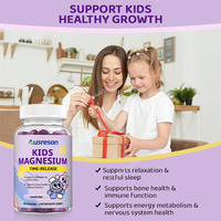 Gummies de magnésium glycinate pour enfants, marque privée OEM ODM, complément végétalien 400mg, fabriqué en Chine