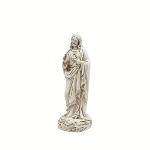 Statue artisanale en résine de Saint Joseph - Ornement idéal pour la maison, pour armoires et étagères - Product Image 5