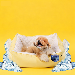 Double Sided Cooling Pet <b>Bed</b> Ultra Comfortable with Reversible Non Slip Bottom and Machine Washable <b>Cover</b> for All Season Use - Product Image 1