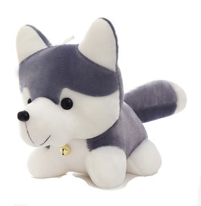 प्यारा क्रेन मशीन खिलौने भरे हुए कस्टम प्लश खिलौने भूसी सफेद भूसी कुत्ते - Product Image 1