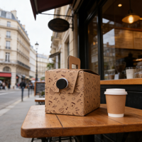 Sacs à café kraft refermables de qualité alimentaire avec valve, poignée en éponge et fermeture magnétique pour le stockage de grains de café avec logo personnalisé, vente au détail