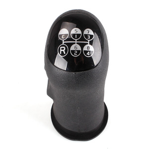 Gear <b>Shift</b> <b>Knob</b> For Volvo Trucks 20488058 1673106 3192256 Black Leather Ergonomic - Product Image 5