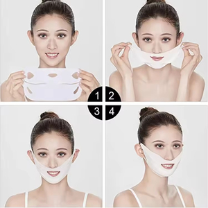 OEM Wholesale Collagen V-Shape <strong>Mask</strong> Double Chin Reducer V-Line Lift Neck Firming Patch <strong>Slimming</strong> Tightening Skin Whitening All - Product Image 3
