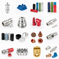 Custom CNC Fabrication Service Anodizing Small Metal Milling Parts Aluminium Alloy for Keyboard Keycaps/Auto/Motor Accessories