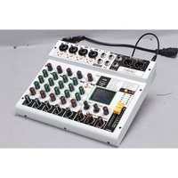 Console de mixage audio AG-06 6 canaux avec 99 DSP, USB et Bluetooth pour enregistrement en studio