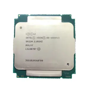 英特尔至强E5-4669v3套件2.90GHz 2.10频率cpu处理器价格新服务器cpu