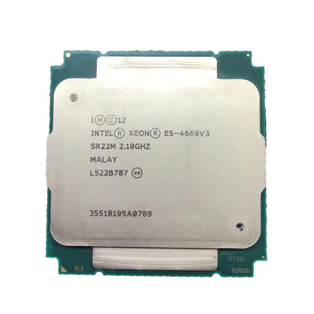 Intel Xeon E5-4669v3 Kit 2.90GHz 2.10 Frequency Cpu Processor Price New Server Cpu for
