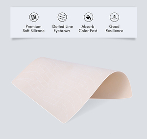 Wenshen YDPMU Diseños de cejas en forma europea Microblading Practice Skin para tatuajes cosméticos - Product Image 2