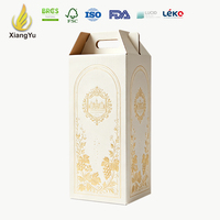 Boîte à champagne individuelle Xiangyu, emballage en carton personnalisé imprimé pour cadeaux de vin et occasions spéciales