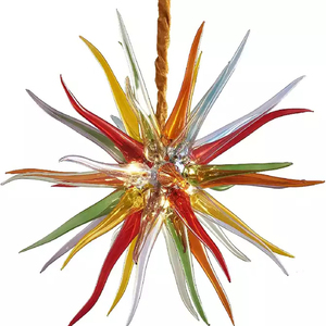 Lustre en verre moderne pour hall d'hôtel, villa, décoration personnalisée, grand projet, luxe, LED, 4100K, blanc neutre, CRI <span class=keywords><strong>50</strong></span> - Product Image 1