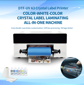 เครื่องพิมพ์อิงค์เจ็ท UV DTF รุ่นใหม่ A3 สำหรับพิมพ์สติกเกอร์ ป้าย ฉลาก เคสมือถือ ขวดไม้ พร้อมเครื่องเคลือบลามิเนตในตัว - Product Image 2