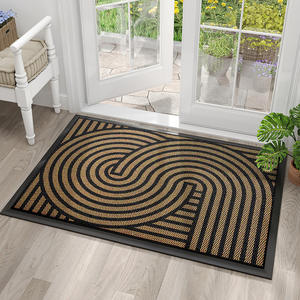 พรมเช็ดเท้าทรงสี่เหลี่ยมผืนผ้า ยี่ห้อ Elastic King ทำจากเส้นใยโพลีเอสเตอร์ ซักได้ ลายแบบนามธรรม สำหรับใช้ในบ้าน หนา ยืดหยุ่นสูง ป้องกันสิ่งสกปรก - Product Image 5