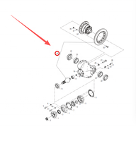 Part LiuGong 43A0139X0 GEAR SPIRAL BEVEL, Part Sistem Power Train untuk Loader CLG836, Penjualan Langsung Pabrik