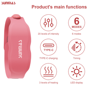 Unidad <span class=keywords><strong>TENS</strong></span>, cinturón inalámbrico, masajeador profesional para aliviar el dolor para el dolor menstrual y muscular, masajeador eléctrico portátil para aliviar el dolor - Product Image 4