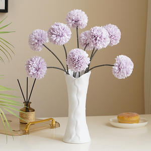 Fleur de chrysanthème artificielle haut de gamme pour décoration de maison et d'hôtel, bouquet DIY, boîte cadeau, matériel floral en gros - Product Image 3